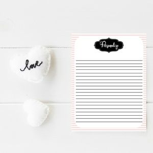 Personalized Stationary